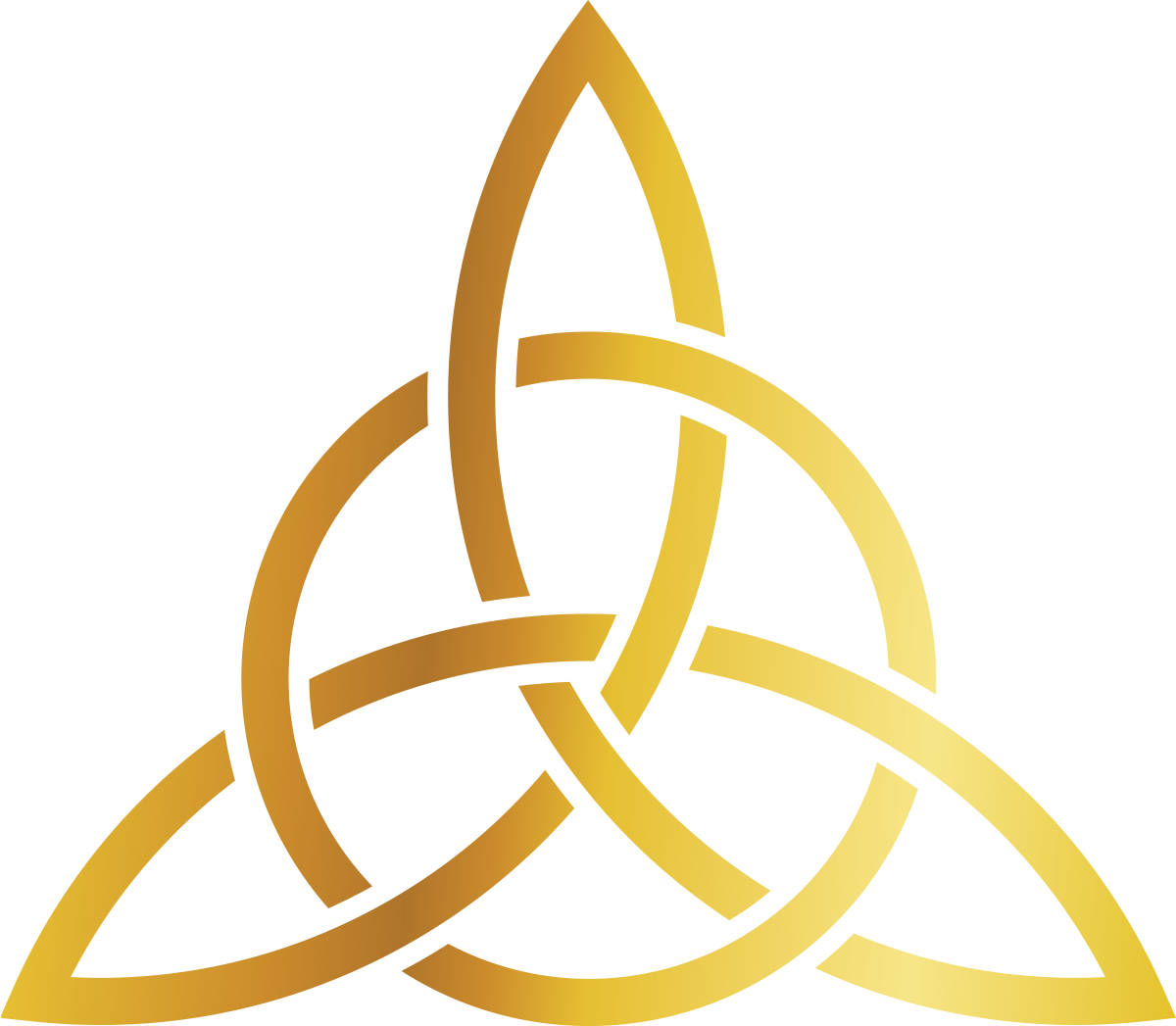 Tripoint Acupuncture Plus Triquetra Only Gold Foil Effect Only Rgb